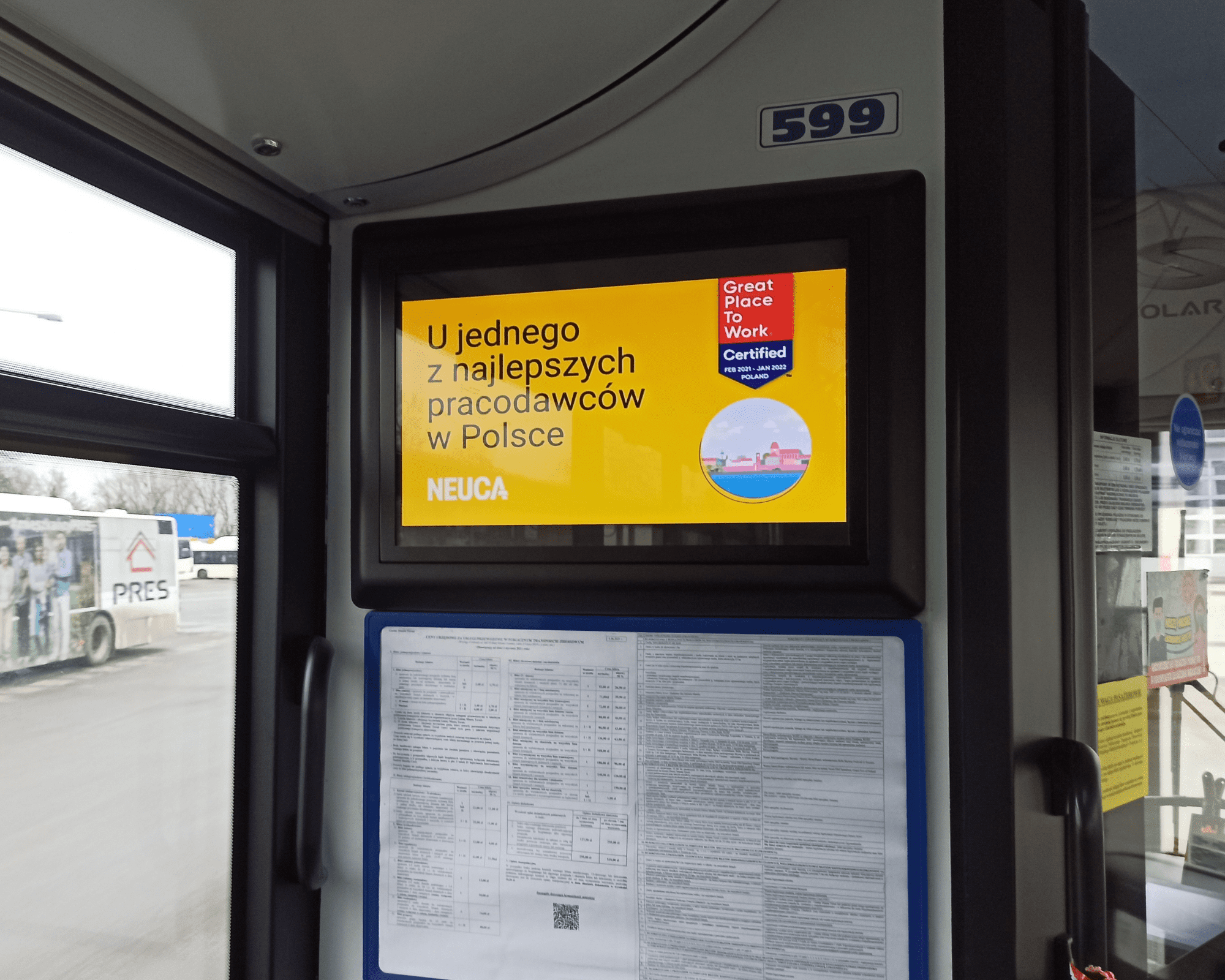 Reklama w autobusach Toruń