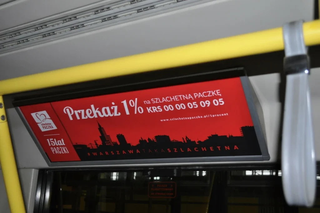 cennik reklama w tramwaju
