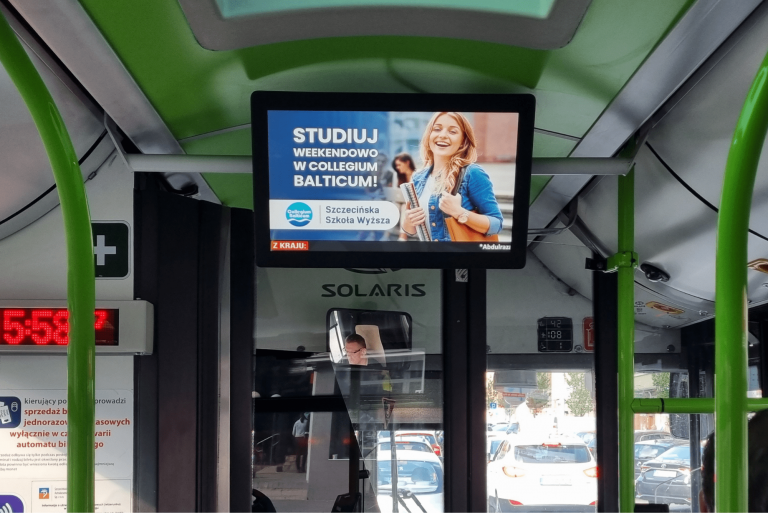 Reklama tranzytowa w autobusach