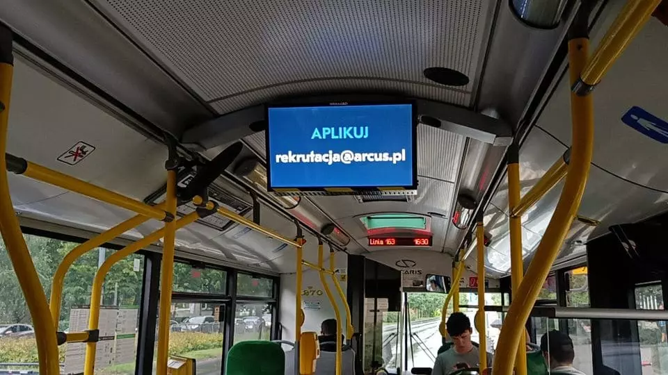 Reklama w autobusach w Poznaniu