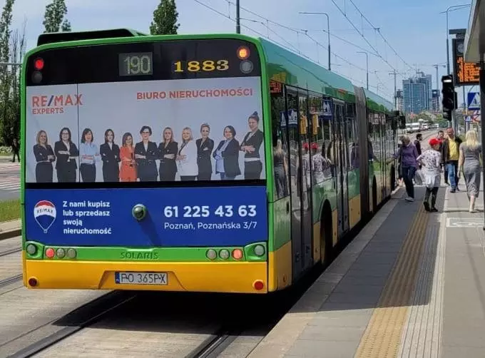 reklama na autobusach Poznań