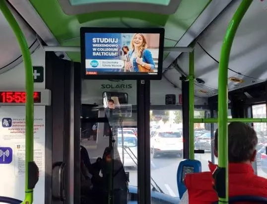 reklama w autobusach Szczecin